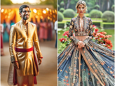Anant Ambani, Radhika Merchant's Jamnagar jamboree: AI imagines foreign guests in elegant Indian themes