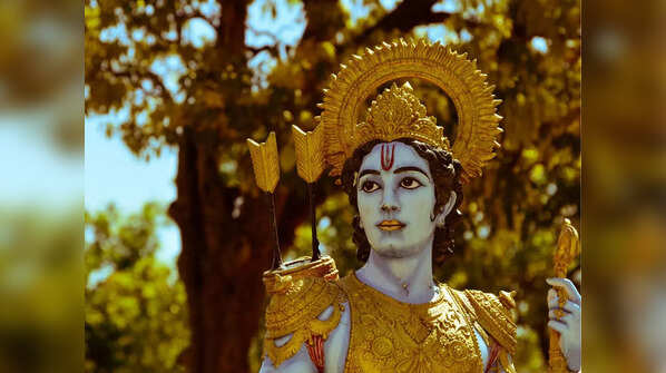Lord Rama enters