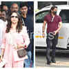 Madhuri Dixit, MS Dhoni leave for Jamnagar!