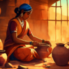 Clay pottery