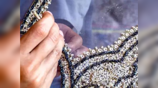 Zardozi embroidery