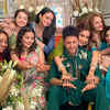Posing with the Bridesmaids