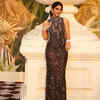 slim fit dress slacks Golden Rose Elegance  Inspired by Nita Ambani