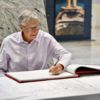 Bill Gates also visited viewing gallery