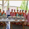 Microsoft founder enjoys traditional Gujarati meal