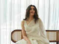 Karishma Tanna mesmerizes in a serene white saree, looking straight out of a dream