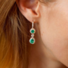 Emerald earrings