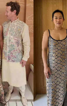 ​Mark Zuckerberg slays in Rahul Mishra Couture