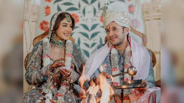 Surbhi's flawless bridal look