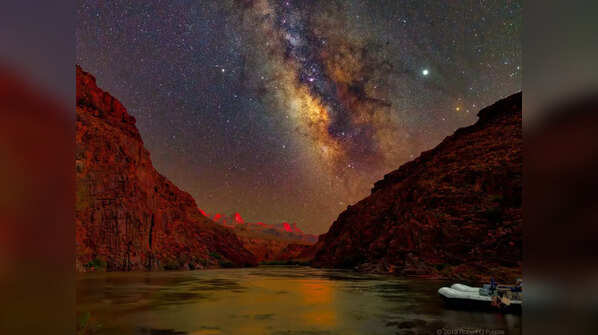 The Milky Way over the Grand Canyon