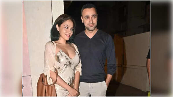 Imran with Lekha Washington
