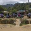 ​Tons of Mud, rocks and uprooted trees rolled down the mountain