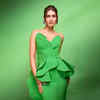 biba kriti sanon green dress Kriti Sanon raises the glam bar in a green strapless gown