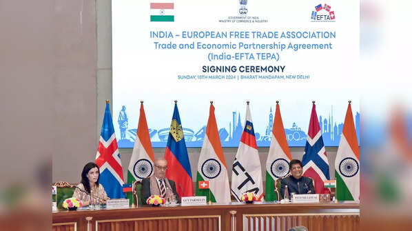 What is the India-EFTA trade deal?