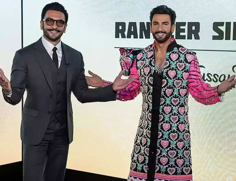 ​Ranveer Singh wax figure unveiled at Madame Tussauds London in wedding outfit by Manish Arora​