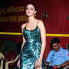 Ananya Panday shimmers and shines in a blue strapless bodycon gown | Times  of India