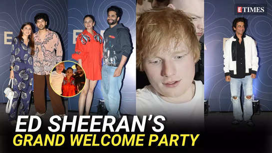 Rakul Preet Singh-Jackky Bhagnani, Armaan Malik - Aashna, Kapil Sharma & more at Ed Sheeran's welcome party