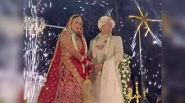 Twinkle Vasisht and Harsh Tuli tie a knot