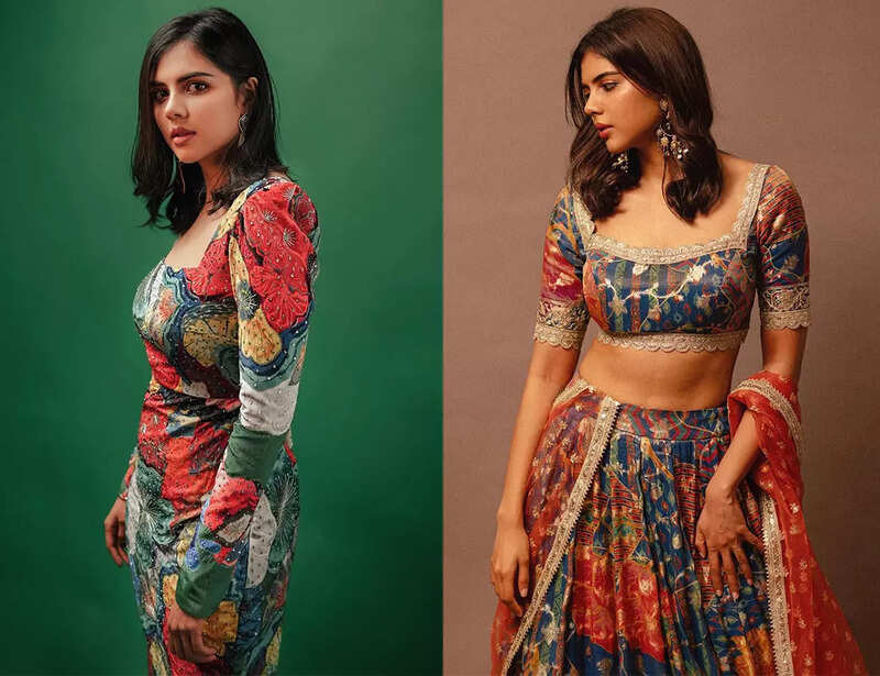 ​Kalyani Priyadarshan exudes an aura of radiance with her luminous skin​