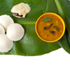 ​Idli with Sambar and Chutney​