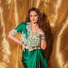Sonakshi Sinha is redefining diva style in satin green Indo-Western  ensemble | Times of India