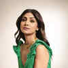 green emerald velvet dress Shilpa Shetty in our Teal Stitched Saree Set – Manish Malhotra