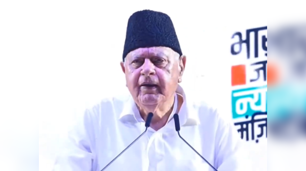 Farooq Abdullah's swipe at BJP