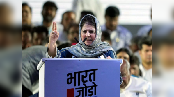 ‘BJP afraid of Gandhi’: Mehbooba Mufti
