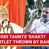 Article image for: '<i class="tbold">muqabla</i> 4 June ko ho jaaega': Modi's fiery response to Rahul Gandhi's 'shakti' remark sparks political showdown