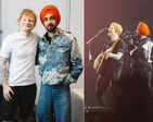 Diljit Dosanjh shares pictures with ‘Beautiful Soul’ Ed Sheeran from Mumbai concert