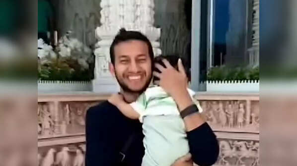 First travel with baby boy and their first wedding anniversary