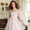 embellished sweater dress Button-Embellished MIDI Sweater Dress Blue / M main image 1
