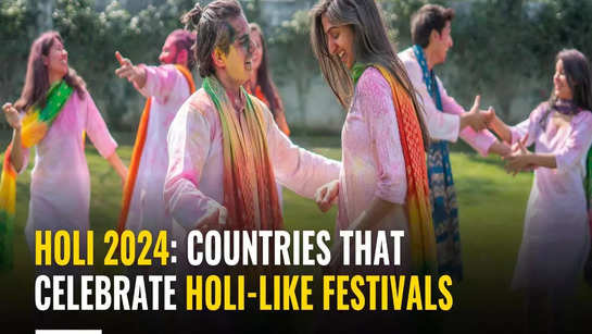Holi 2024- Countries that celebrate Holi-like festivals