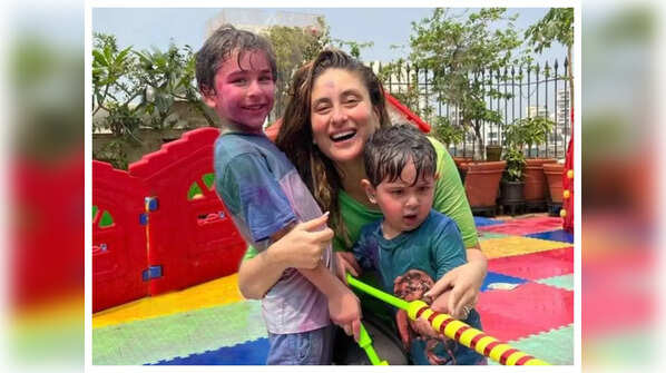 Kareena Kapoor Khan with kids