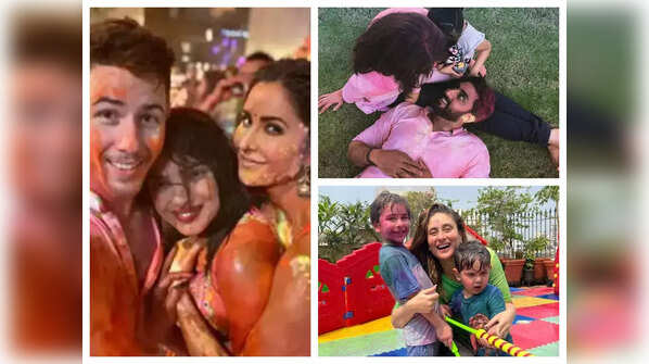 From Abhishek Bachchan's candid moment with Aishwarya Rai and Aaradhya to Katrina Kaif's first Holi with Vicky Kaushal's family: 7 Best celebrity moments from Holi over the years