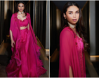 Aditi Rao Hydari looks like a modern-day Maharani in pink chiffon sharara set, see pictures