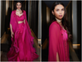 Aditi Rao Hydari looks like a modern-day Maharani in pink chiffon sharara set, see pictures