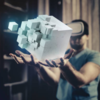 The VR headset takes you through different periods