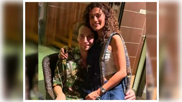 Taapsee Pannu and Mathias Boe