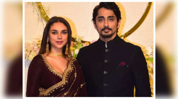 Aditi Rao Hydari and Siddharth