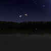 Saturn near Mars (April 10)
