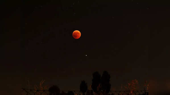 Conjunction of Moon and Mars (April 6)