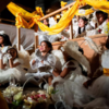 Children's traditional procession in Philippines