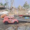 Severe damage to agricultural land