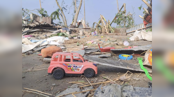 Severe damage to agricultural land