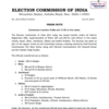 Election Commission transfers DMs and SPs in five states