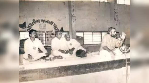 PM Modi’s old picture delivering speech in Gujarat goes viral