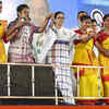 Joins local in tribal Attire, dances