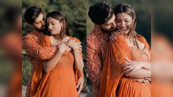 His wife accompanied him to the shoot