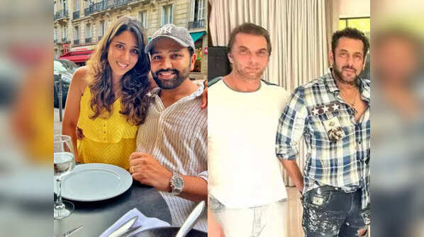 How is Rohit Sharma related to Salman Khan's family?
